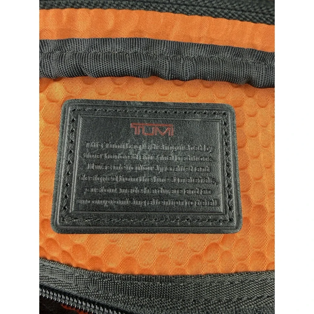 TUMI Alpha Bravo Yuma Briefcase Olive Green Spruce Ballistic Nylon Computer Bag
